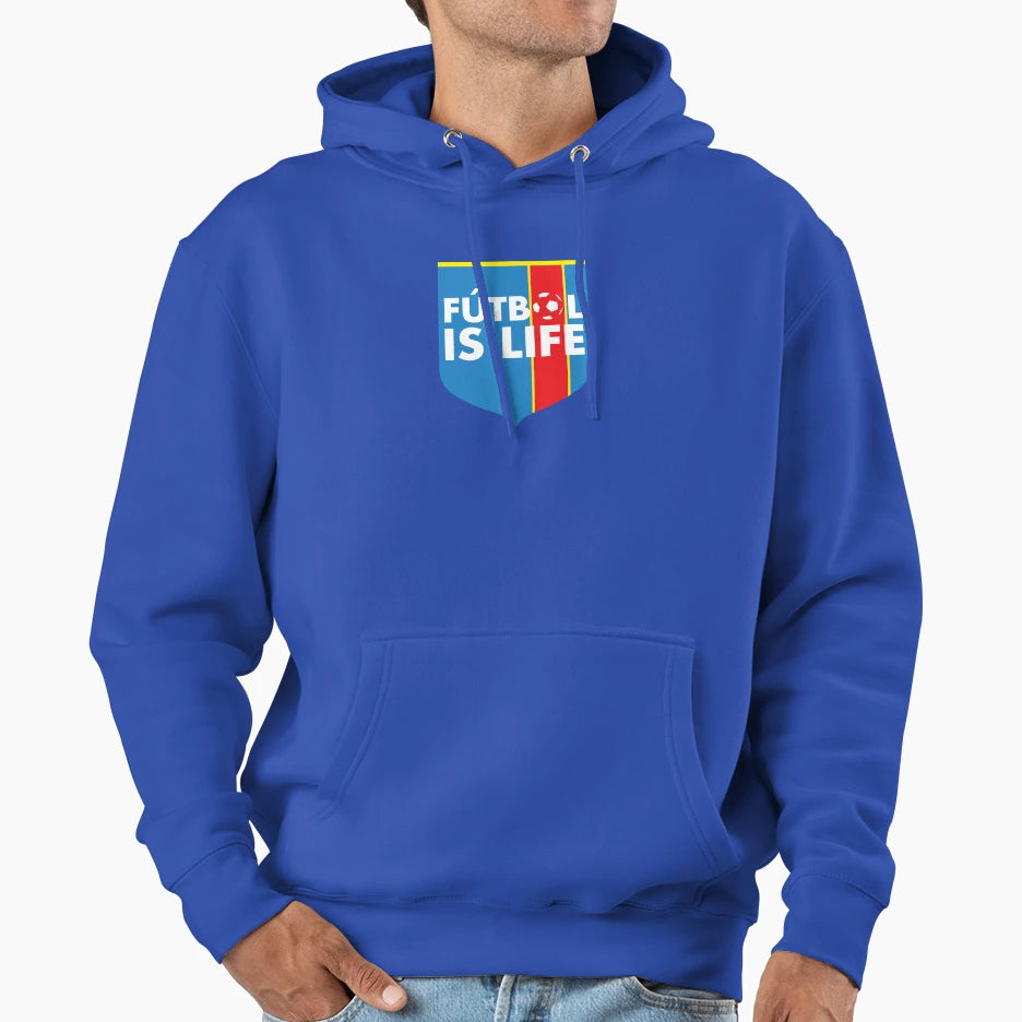 Futbol Is Life Football Is Life Hoodie - Aesthetic Graphic for Adults - T-Shirt, Sweatshirt, Hoodie