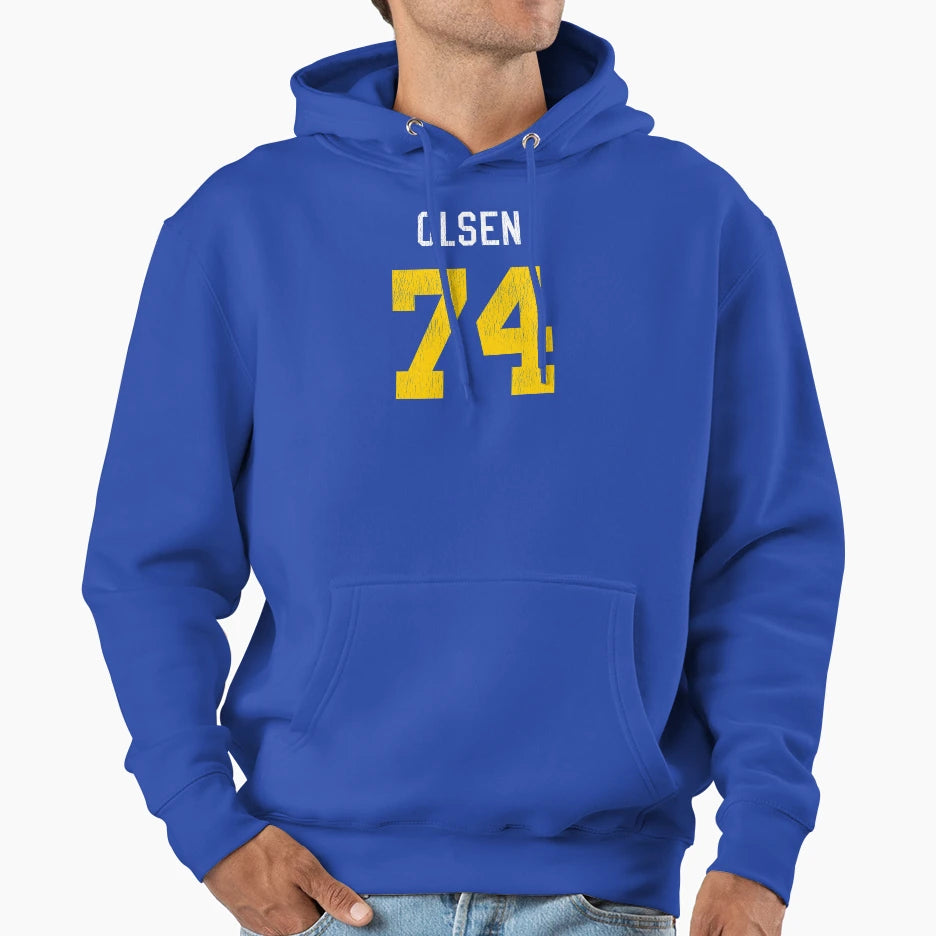 Merlin Olsen Hoodie - Custom Art Print for Adults - T-Shirt, Sweatshirt, Hoodie