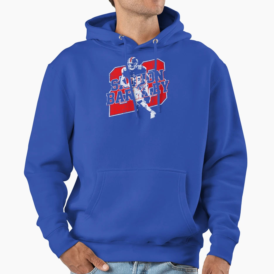 Saquon Hoodie - Graphic Print Men Women - T-Shirt, Sweatshirt, Hoodie