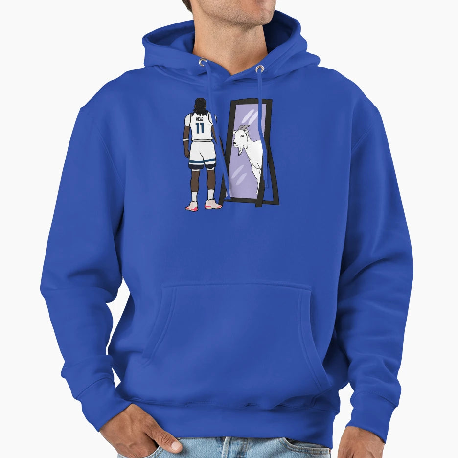 Naz Reid Mirror Goat Hoodie - Graphic Print for Adults - T-Shirt, Sweatshirt, Hoodie