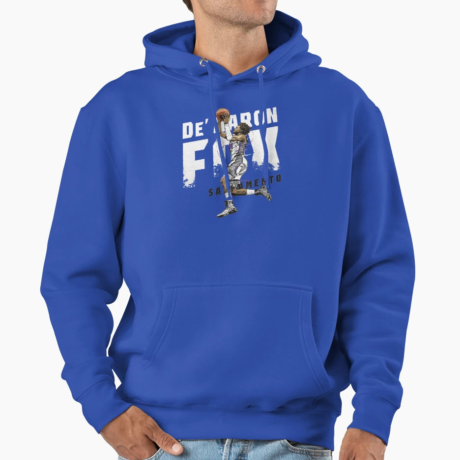 Deaaron Fox Lay Up Hoodie - Aesthetic Graphic Unisex - T-Shirt, Sweatshirt, Hoodie