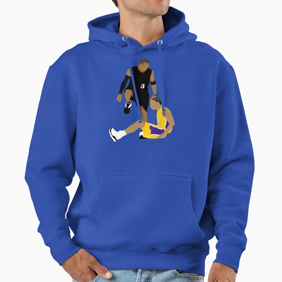 Allen Iverson Stepover Hoodie - Aesthetic Graphic Unisex - T-Shirt, Sweatshirt, Hoodie