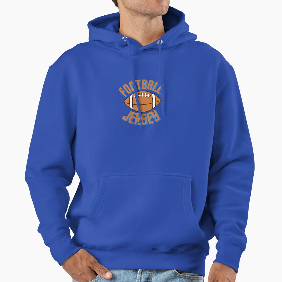 Football Jersey Hoodie - Aesthetic Graphic for Adults - T-Shirt, Sweatshirt, Hoodie