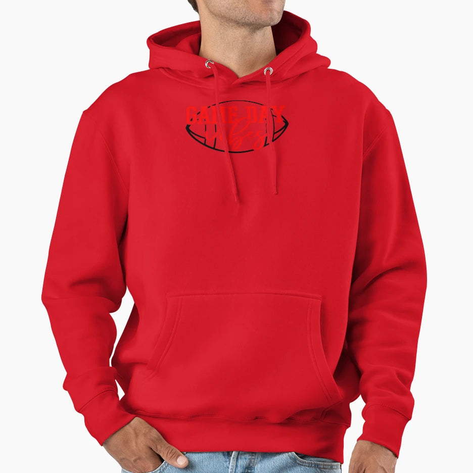 Game Day Vibes American Football Hoodie - Aesthetic Graphic for Adults - T-Shirt, Sweatshirt, Hoodie