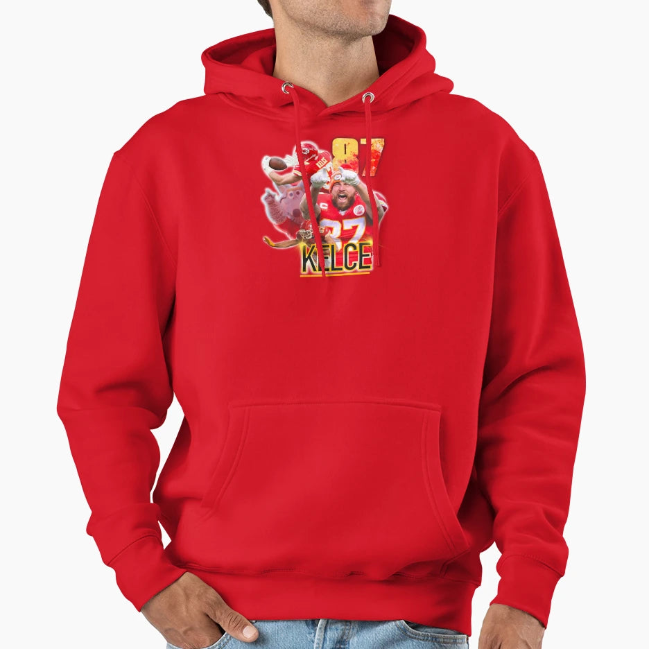 Kelce Kc Hoodie - Custom Art Print Unisex - T-Shirt, Sweatshirt, Hoodie