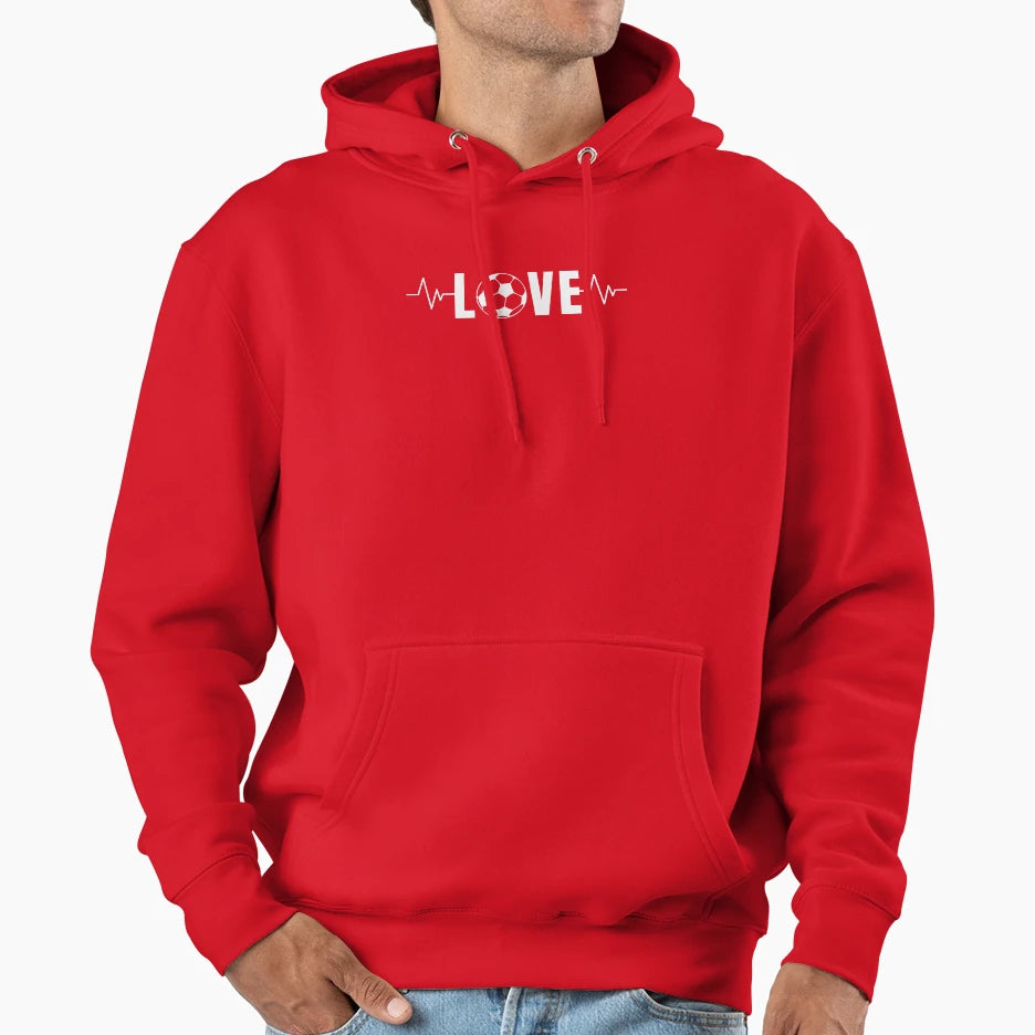 Soccer Lover Hoodie - Minimalist Print Unisex - T-Shirt, Sweatshirt, Hoodie