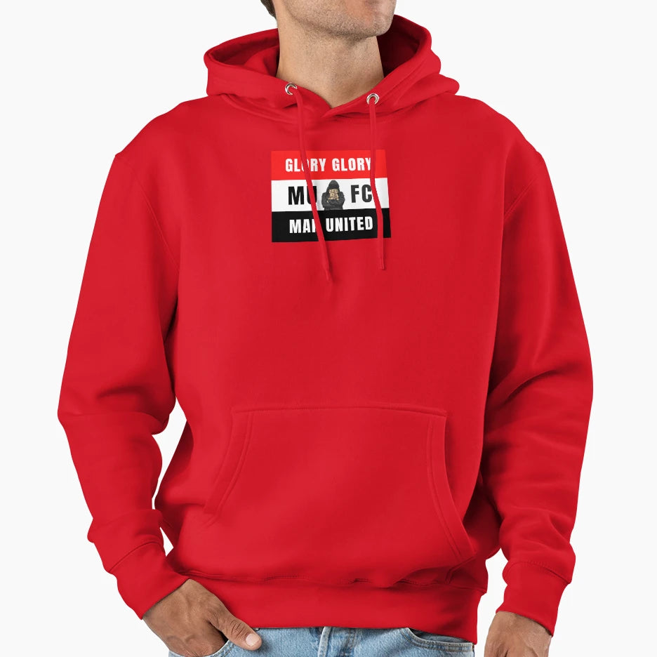 Manchester Glory Glory United Hoodie - Graphic Print Unisex - T-Shirt, Sweatshirt, Hoodie
