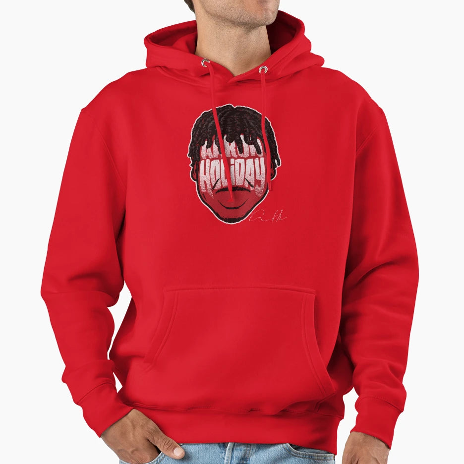Aaron Holiday Player Silhouette Hoodie - Aesthetic Graphic for Adults - T-Shirt, Sweatshirt, Hoodie