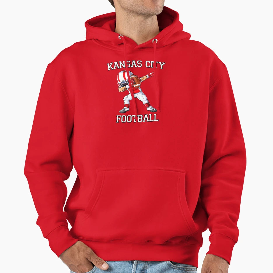 Kansas City Football Hoodie - Fun Novelty Design Men Women - T-Shirt, Sweatshirt, Hoodie