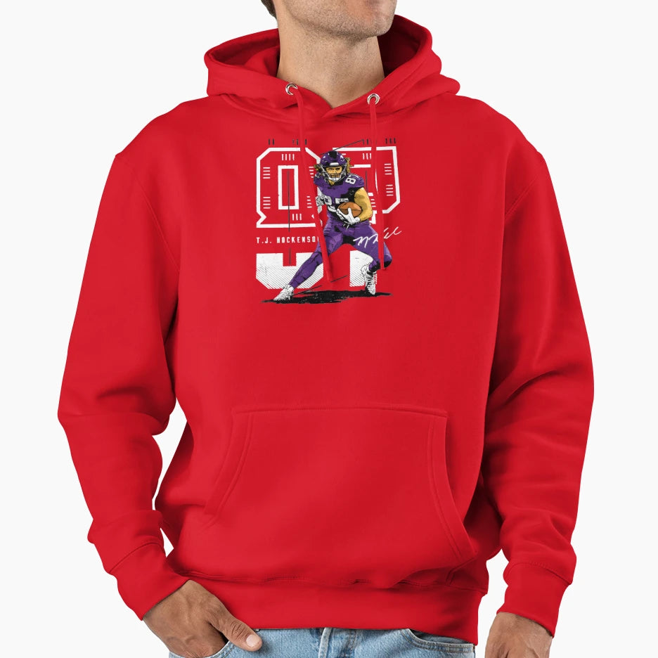 T J Hockenson JJ Hoodie - Casual Everyday Wear for Adults - T-Shirt, Sweatshirt, Hoodie