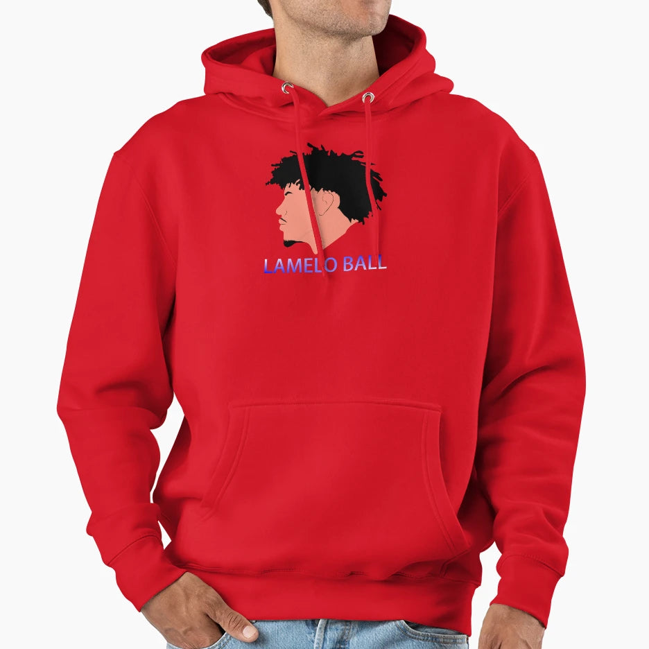 Lamelo Ball Illustration Hoodie - Fun Novelty Design for Adults - T-Shirt, Sweatshirt, Hoodie