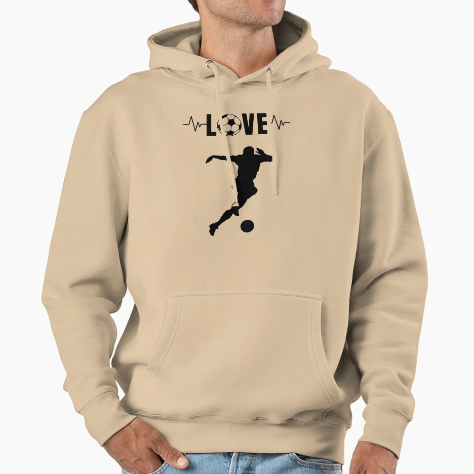 Soccer Lover Hoodie - Graphic Print for Adults - T-Shirt, Sweatshirt, Hoodie