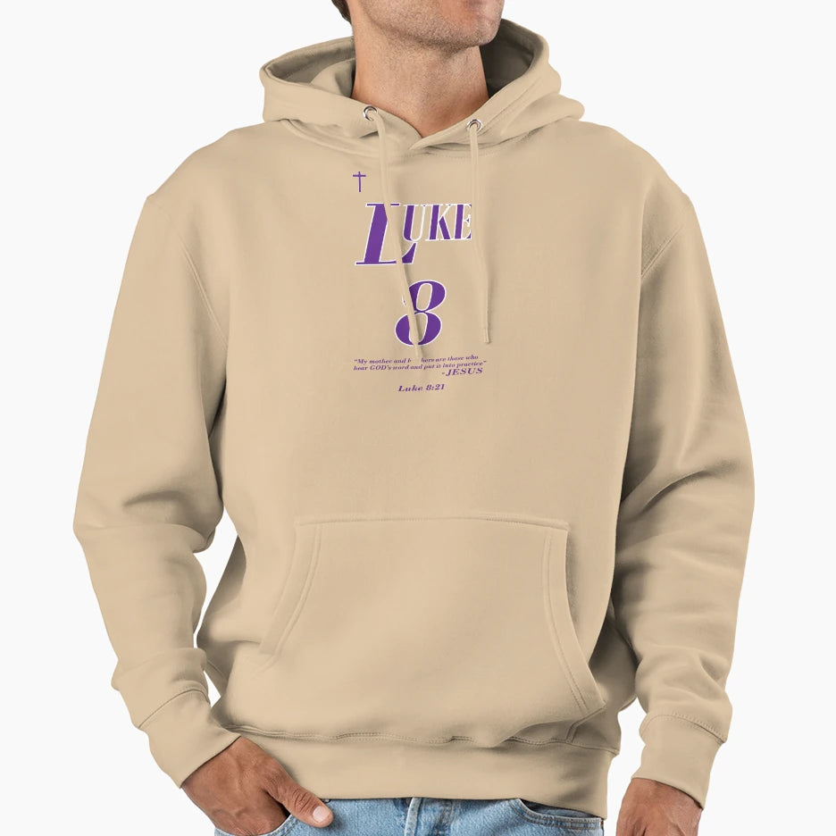 Luke 8 21 Bible Scripture Part 2 Hoodie - Unique Graphic for Adults - T-Shirt, Sweatshirt, Hoodie