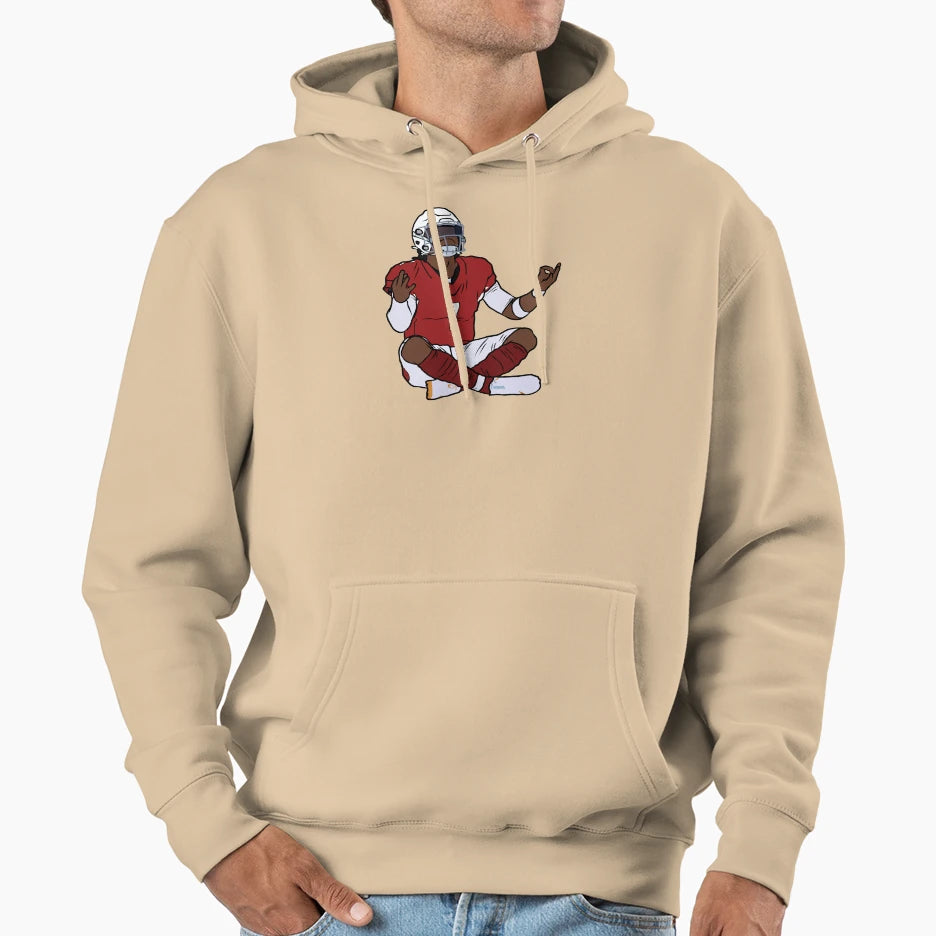 Kyler Murray Meditation Hoodie - Casual Everyday Wear for Adults - T-Shirt, Sweatshirt, Hoodie