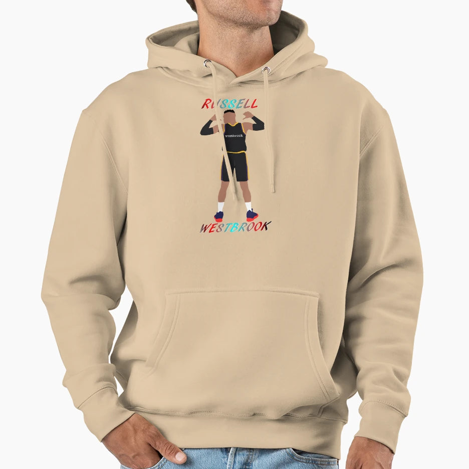 Russell Illustration Hoodie - Minimalist Print Unisex - T-Shirt, Sweatshirt, Hoodie
