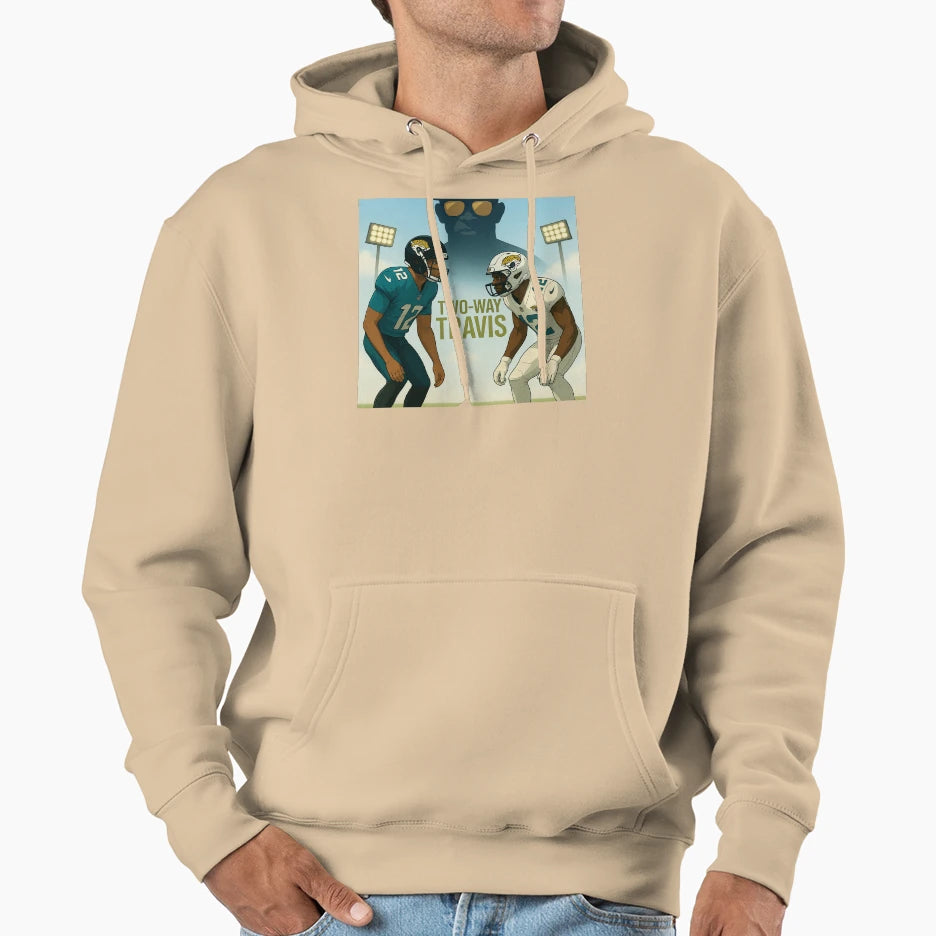 Travis Hunter Two Way Travis Hoodie - Streetwear Style for Adults - T-Shirt, Sweatshirt, Hoodie