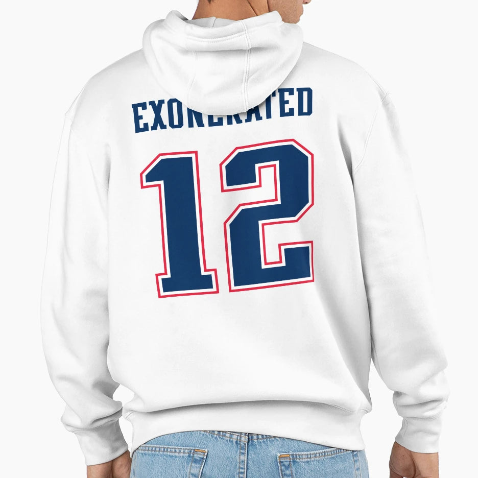 Brady Exonerated Hoodie - Minimalist Print Unisex - T-Shirt, Sweatshirt, Hoodie