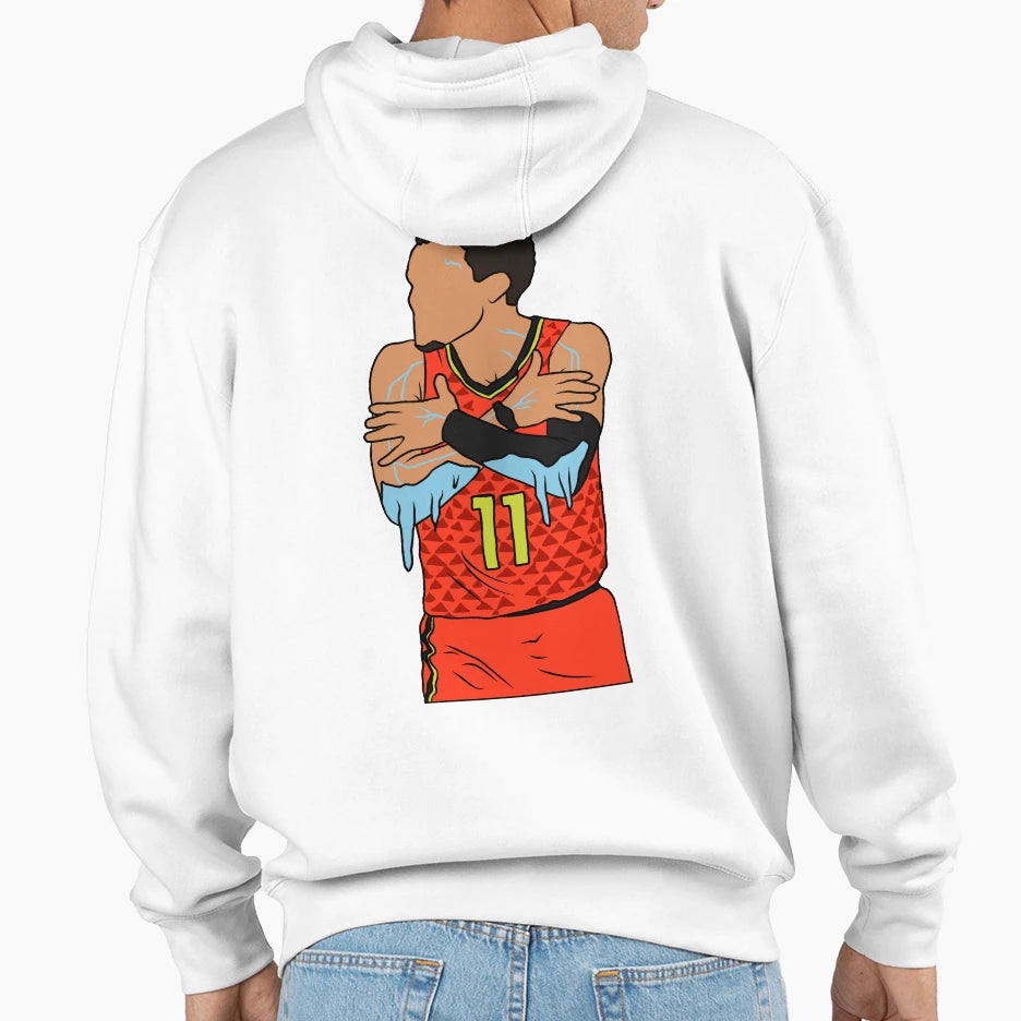 Trae Young Ice Hoodie - Graphic Print Unisex - T-Shirt, Sweatshirt, Hoodie