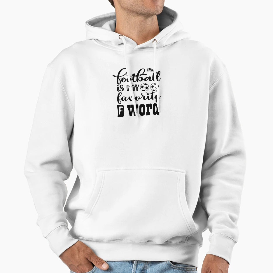 Football Is My Favorite F Word Funny T-Shirt - Minimalist Print for Adults - T-Shirt, Sweatshirt, Hoodie