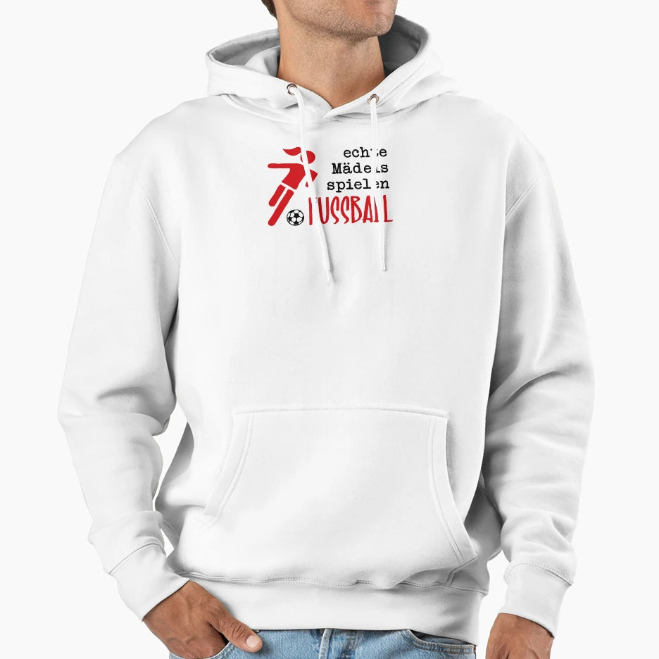 Copy Real Playing Soccer De Hoodie - Custom Art Print for Adults - T-Shirt, Sweatshirt, Hoodie