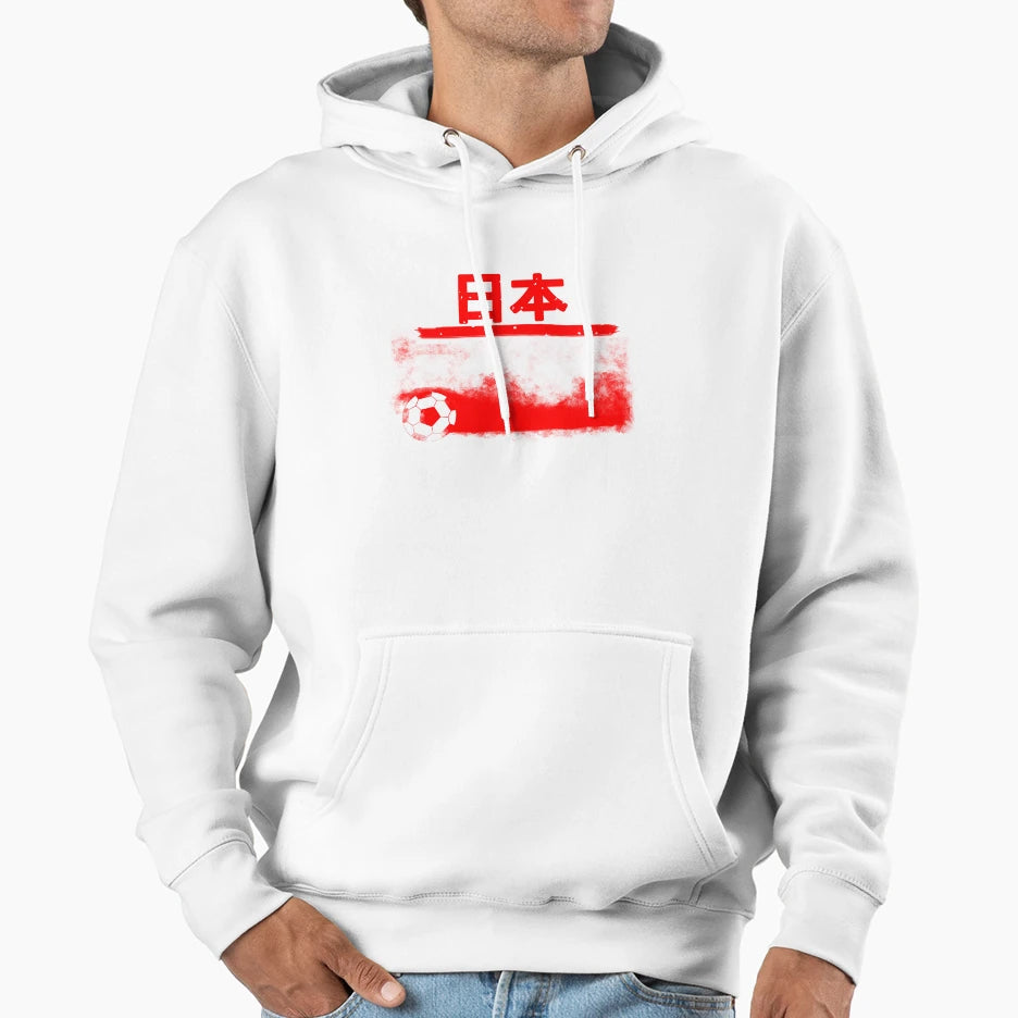 Football Fan From Japan Hoodie - Casual Everyday Wear Unisex - T-Shirt, Sweatshirt, Hoodie