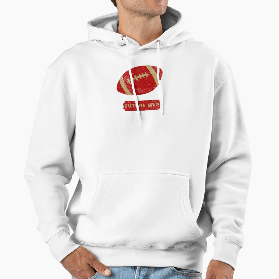 San Francisco Football Future Mvp Game Hoodie - Novelty Apparel for Adults - T-Shirt, Sweatshirt, Hoodie