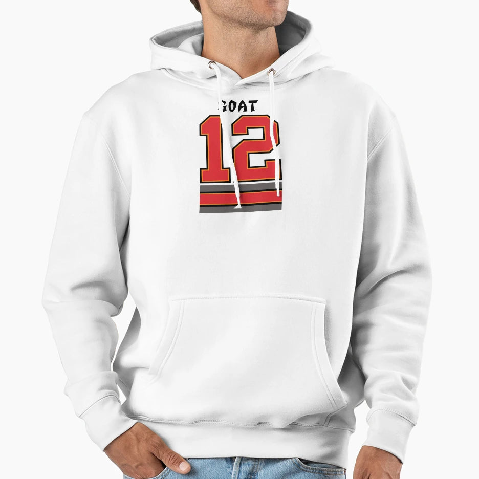 Goat 12 Hoodie - Casual Everyday Wear Men Women - T-Shirt, Sweatshirt, Hoodie