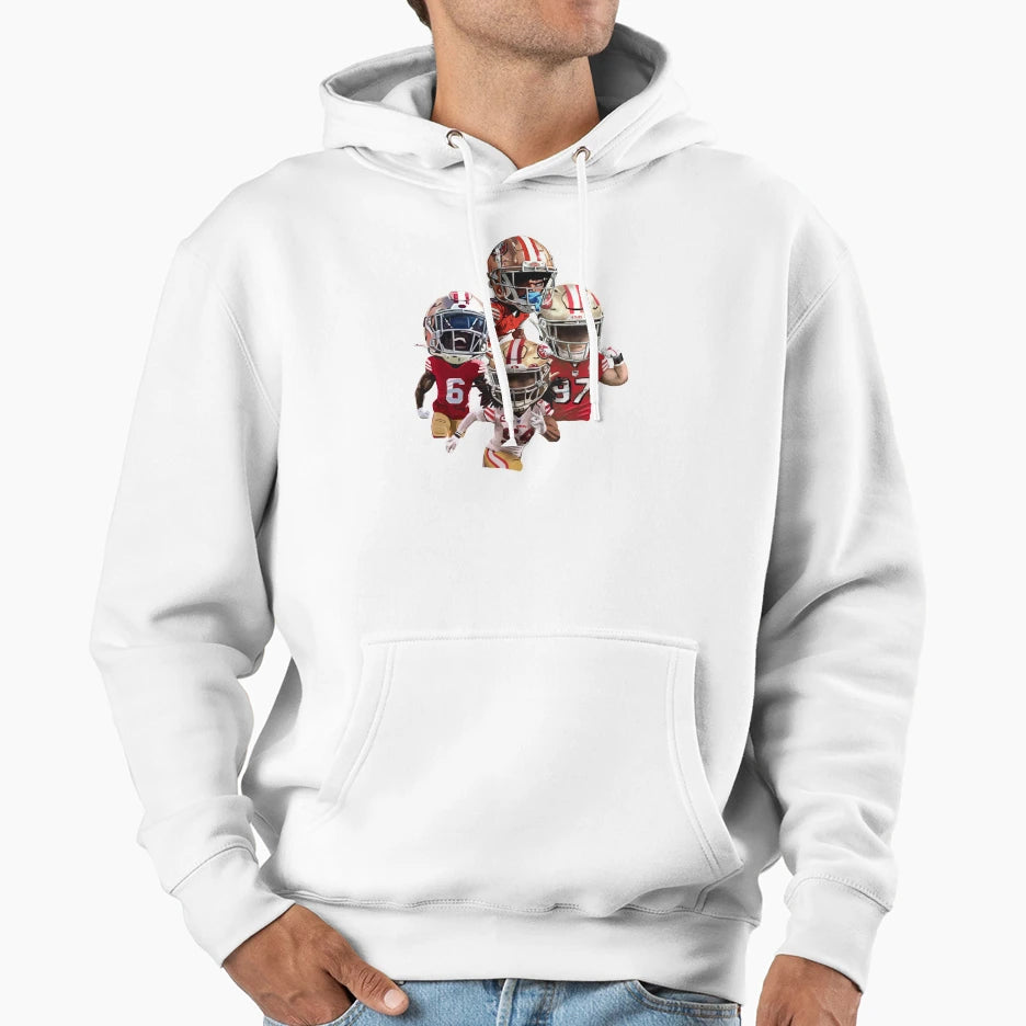 San Francisco 49Ers Niners D Hoodie - Trendy Graphic for Adults - T-Shirt, Sweatshirt, Hoodie