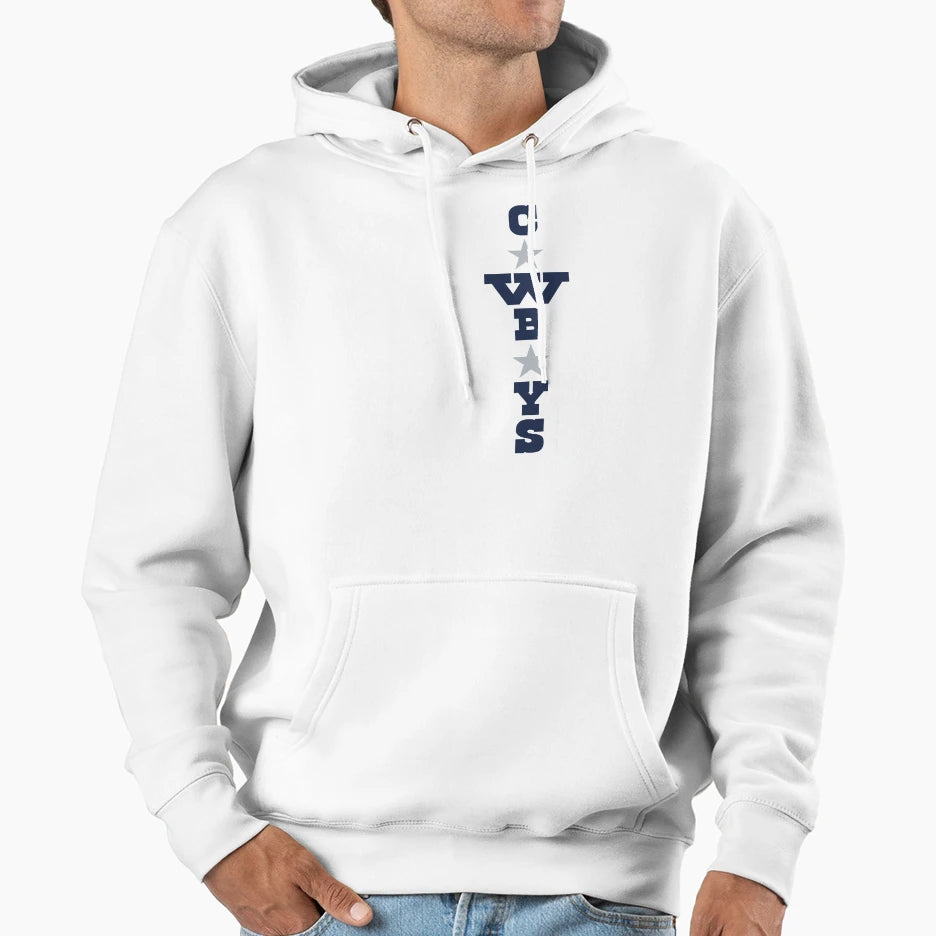 Cowboys Stars Hoodie - Streetwear Style Men Women - T-Shirt, Sweatshirt, Hoodie