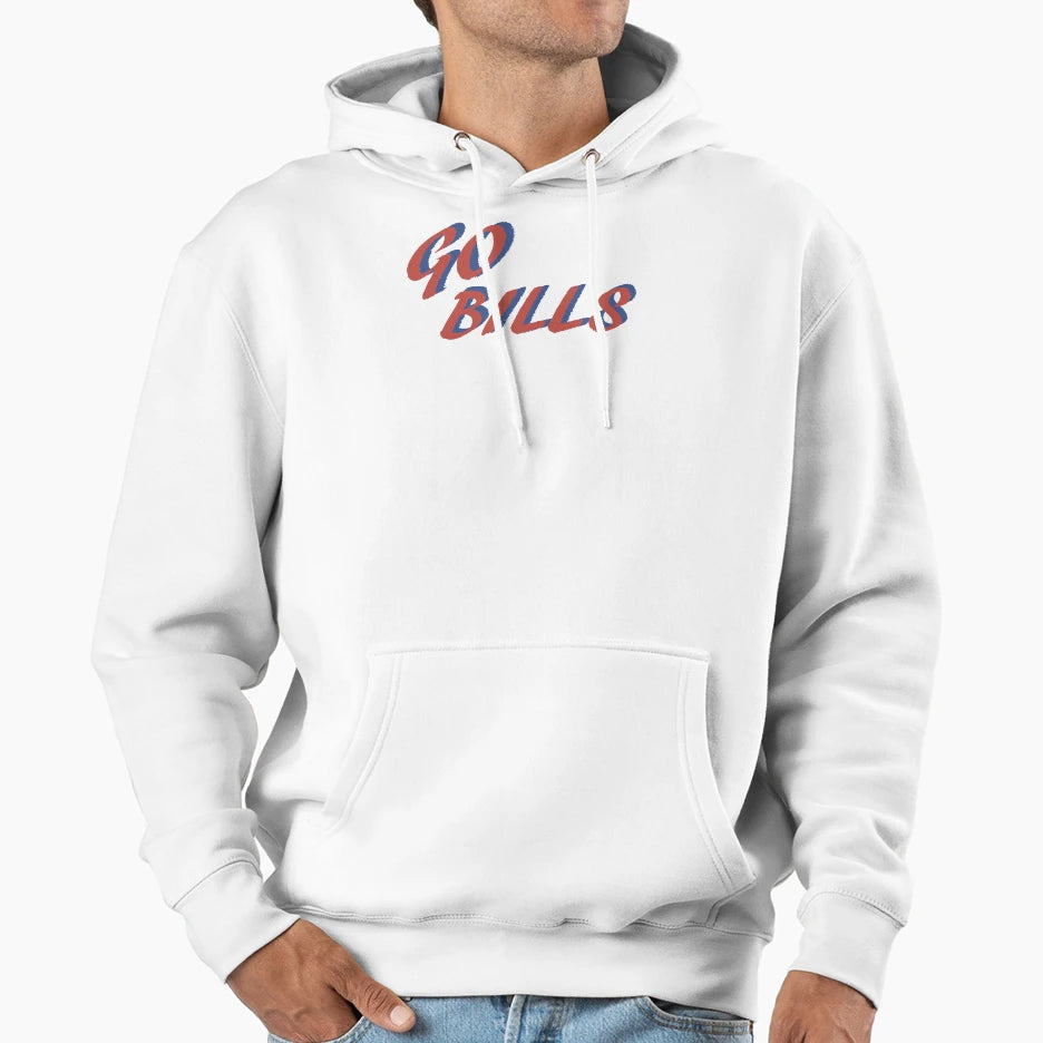 Go Bills Hoodie - Graphic Print for Adults - T-Shirt, Sweatshirt, Hoodie