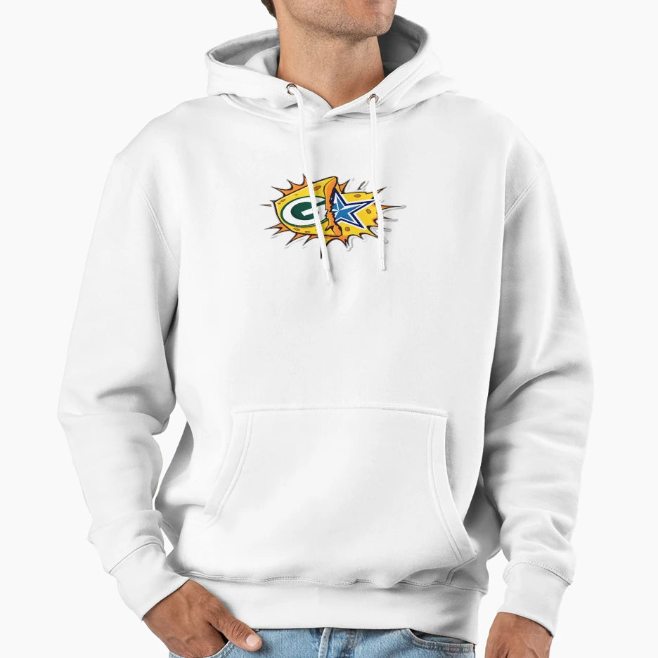 Green Bay Packers Vs Dallas Cowboys Hoodie - Graphic Print Unisex - T-Shirt, Sweatshirt, Hoodie
