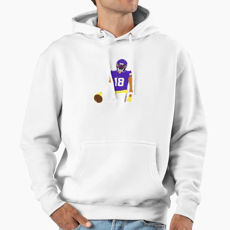 JJ Minnesota Vikings Hoodie - Casual Everyday Wear for Adults - T-Shirt, Sweatshirt, Hoodie