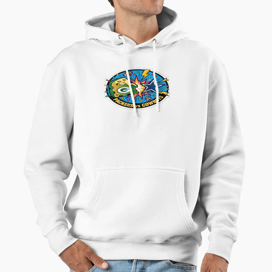 Packers Vs Cowboys Hoodie - Unique Graphic Unisex - T-Shirt, Sweatshirt, Hoodie