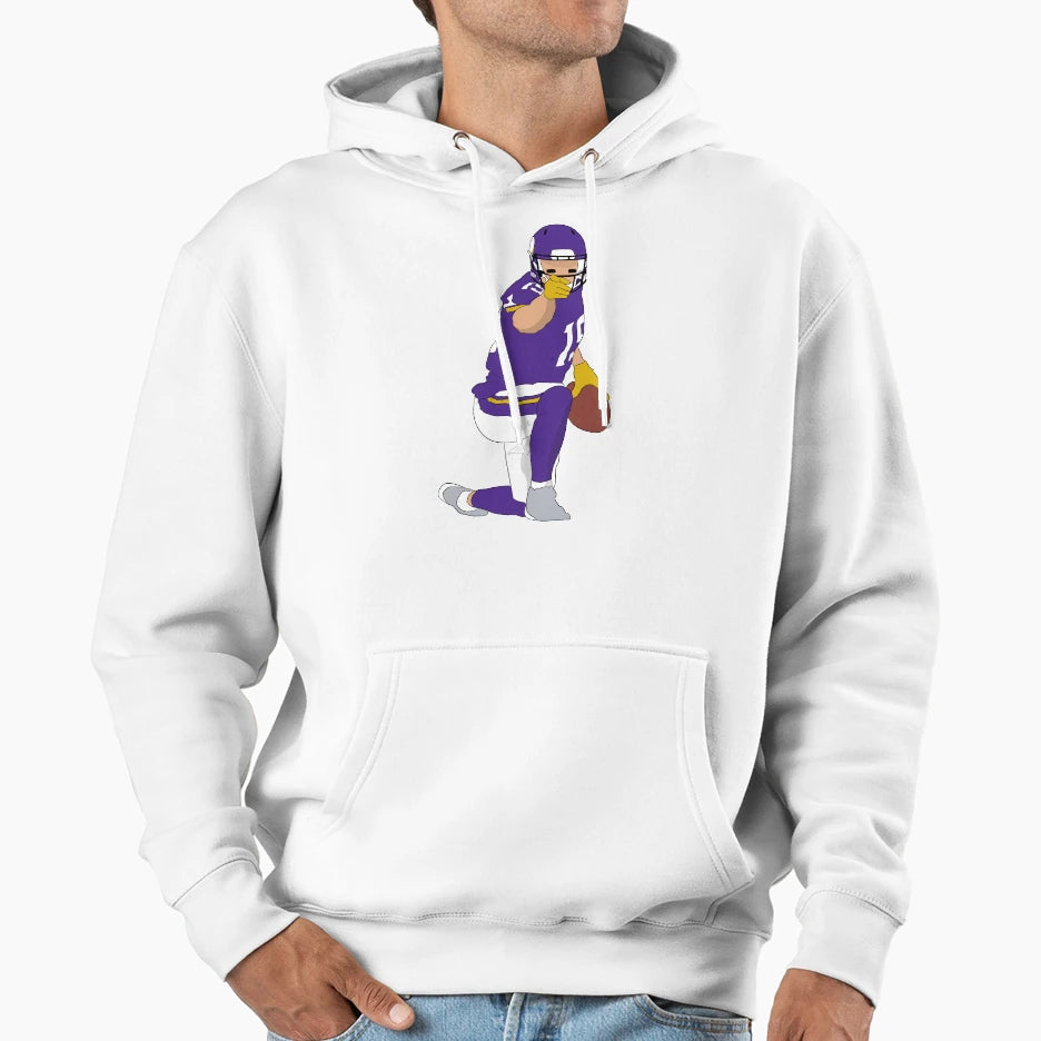 First Down Hoodie - Fun Novelty Design Men Women - T-Shirt, Sweatshirt, Hoodie
