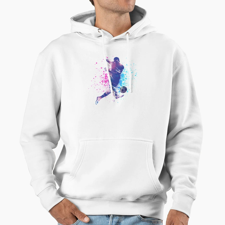 Footballer Hoodie - Streetwear Style for Adults - T-Shirt, Sweatshirt, Hoodie