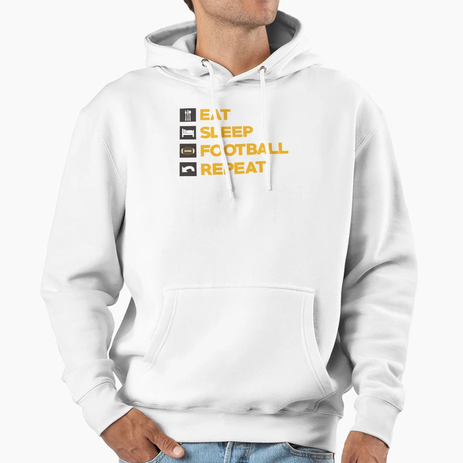 American Football Player Footballer Team Hoodie - Unique Graphic Unisex - T-Shirt, Sweatshirt, Hoodie