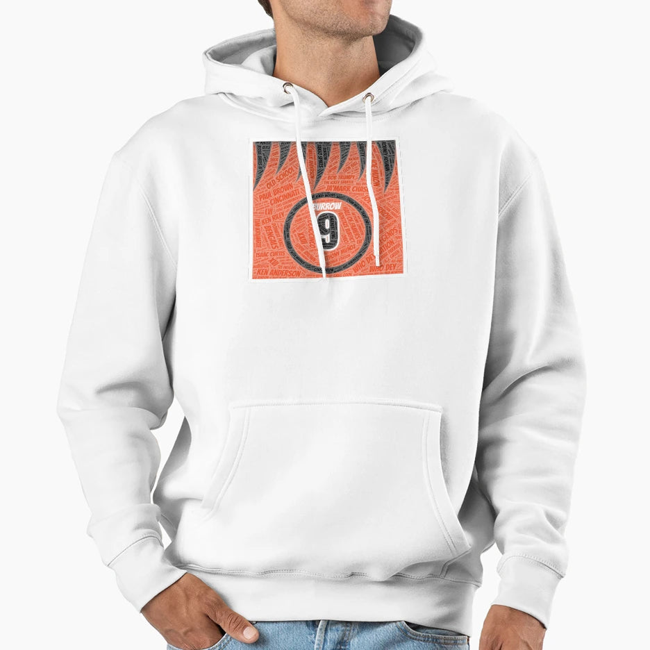Burrow Stripes Hoodie - Unique Graphic Unisex - T-Shirt, Sweatshirt, Hoodie