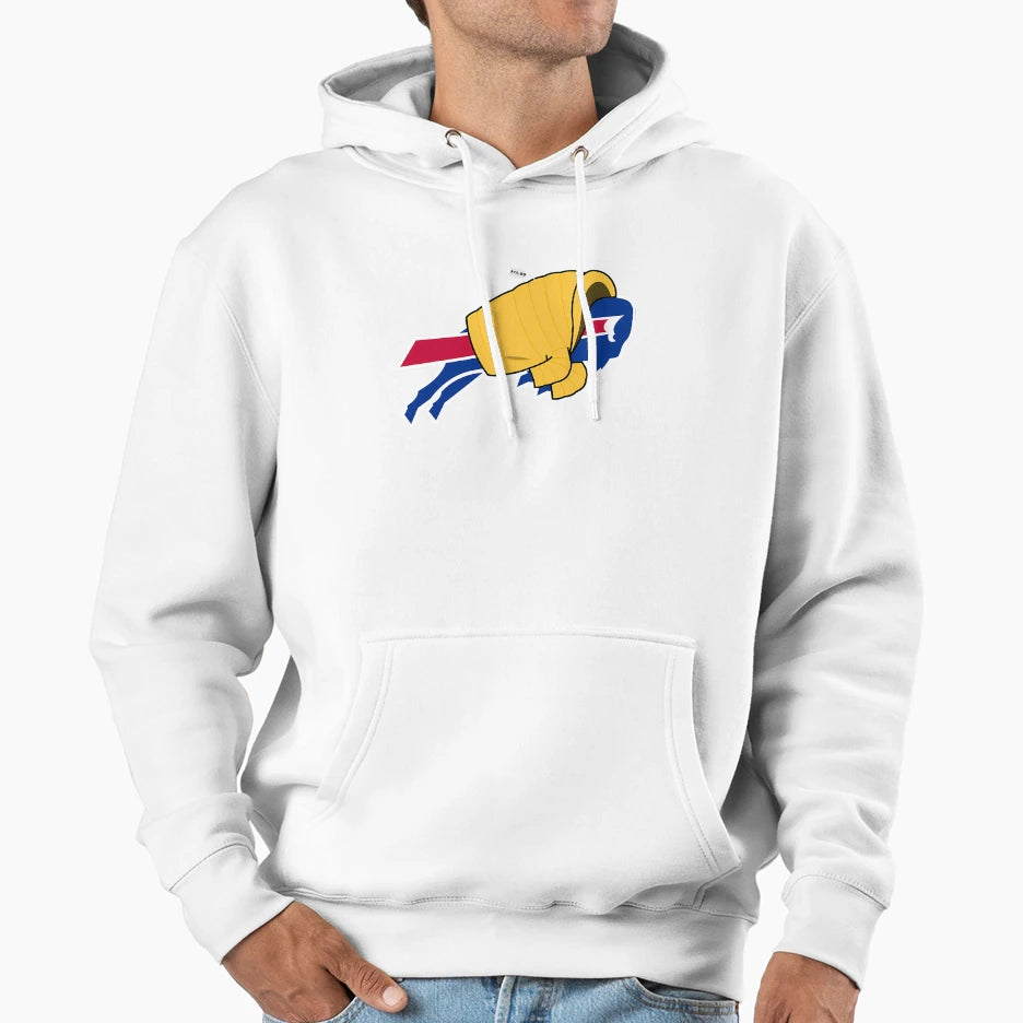 Buffalo Bills Parody Logo Hoodie - Minimalist Print Men Women - T-Shirt, Sweatshirt, Hoodie