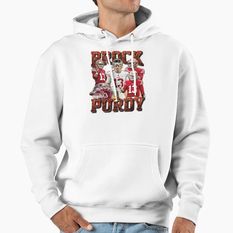 Blazing Brock Sport Purdy Hoodie - Unique Graphic for Adults - T-Shirt, Sweatshirt, Hoodie