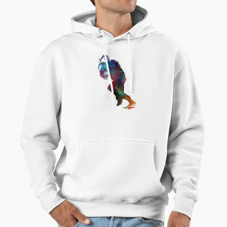 American Football Player Football Sport Hoodie - Graphic Print for Adults - T-Shirt, Sweatshirt, Hoodie
