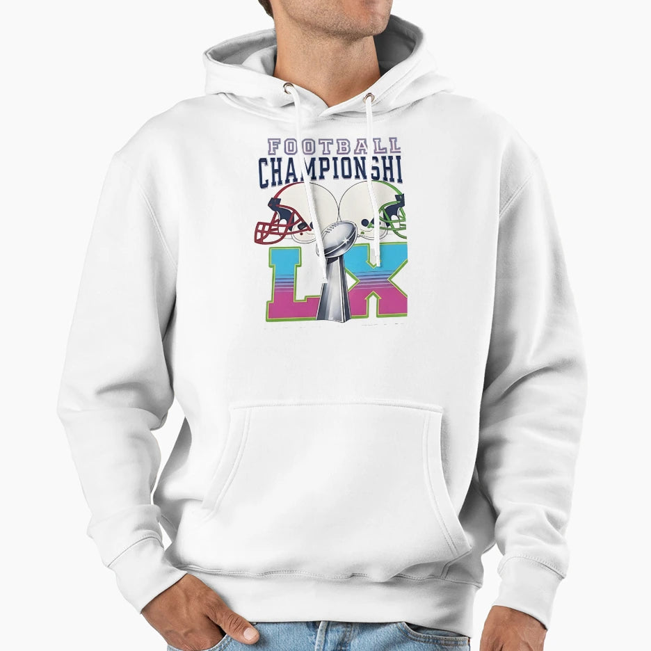 Champions Du Super Bowl Lx Des Seahawks De Hoodie - Graphic Print Unisex - T-Shirt, Sweatshirt, Hoodie