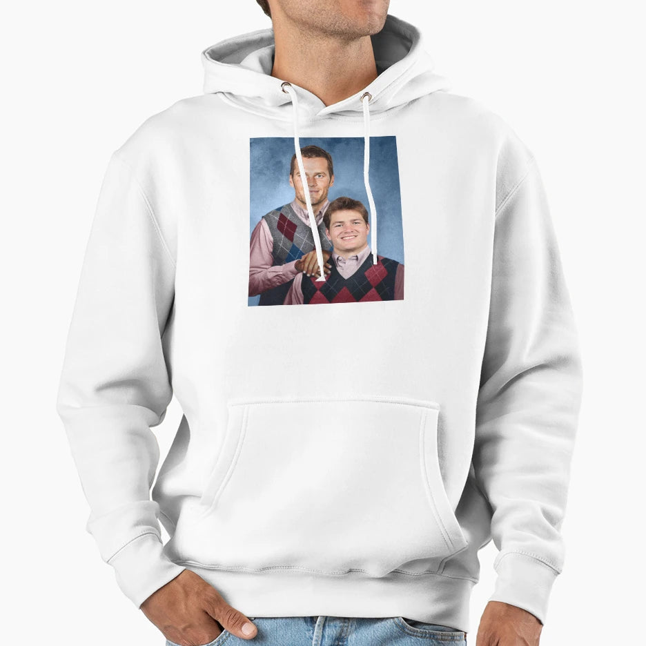 Brady And Drake Maye New England Hoodie - Streetwear Style Men Women - T-Shirt, Sweatshirt, Hoodie