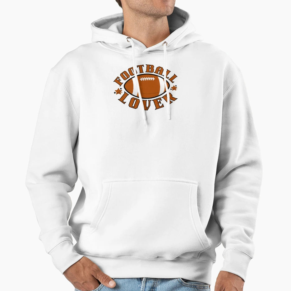 Football Lover Passion Football Hoodie - Custom Art Print for Adults - T-Shirt, Sweatshirt, Hoodie