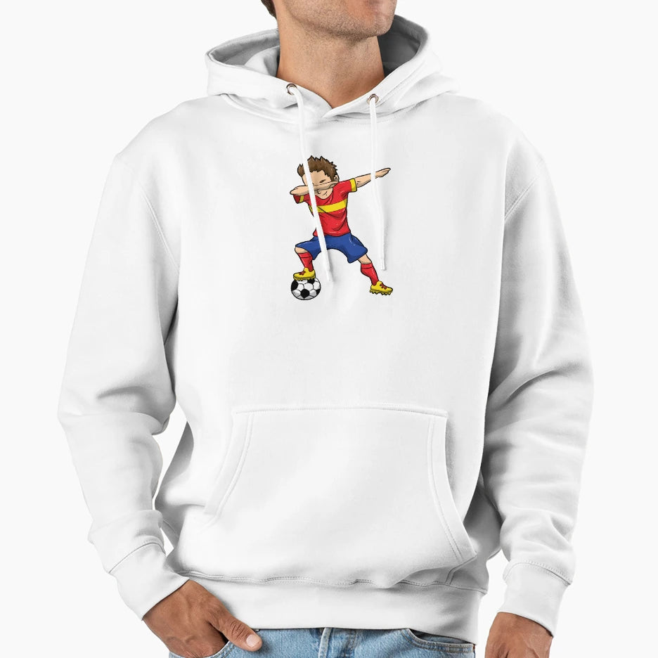 Dabbing Football Player Footballer Fan Hoodie - Trendy Graphic Unisex - T-Shirt, Sweatshirt, Hoodie