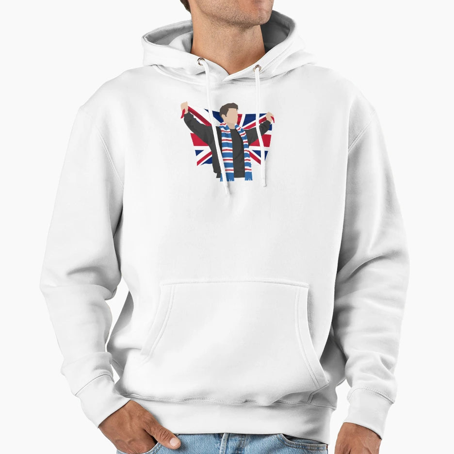 Rangers Ultras Uk Flag Hoodie - Casual Everyday Wear for Adults - T-Shirt, Sweatshirt, Hoodie
