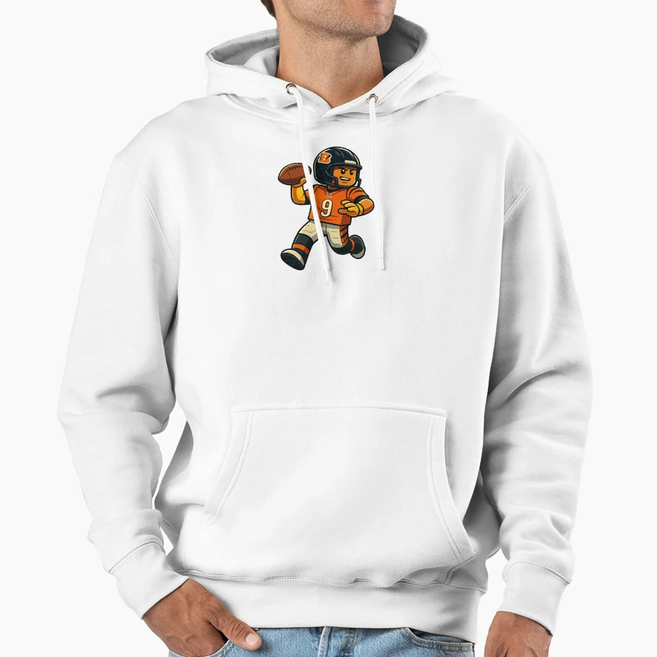 Block Burrow Hoodie - Streetwear Style Unisex - T-Shirt, Sweatshirt, Hoodie