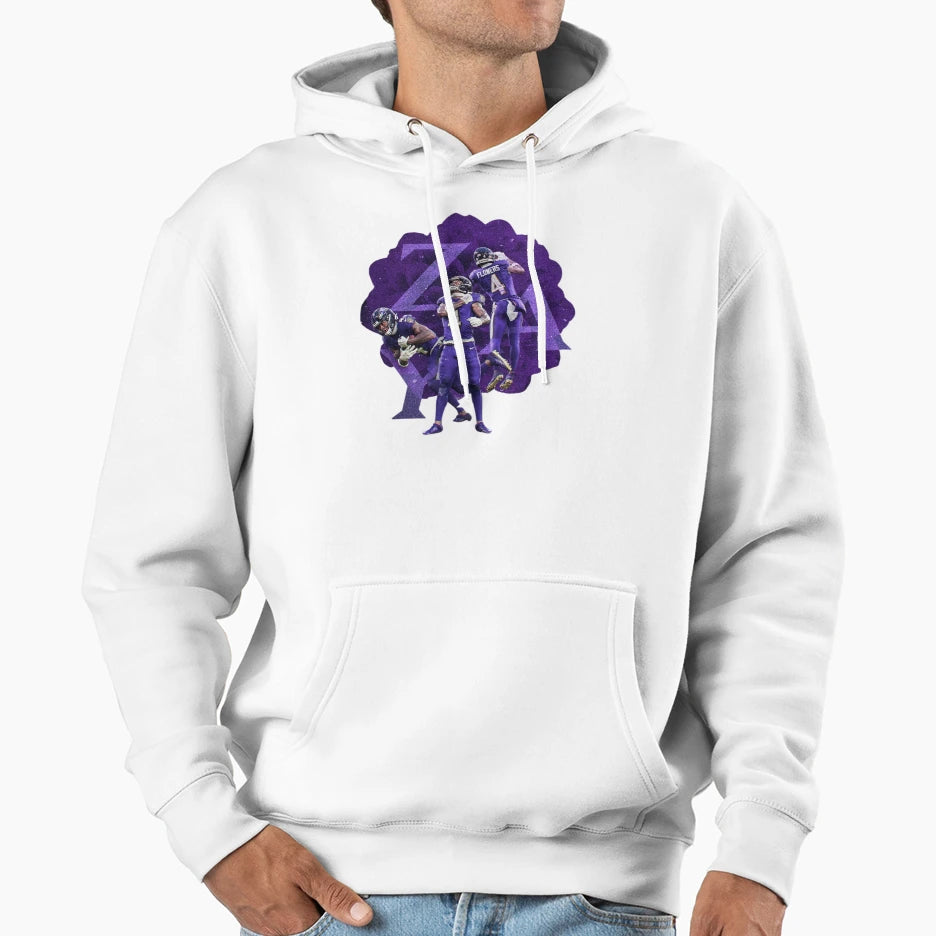 Zay Flowers Hoodie - Unique Graphic for Adults - T-Shirt, Sweatshirt, Hoodie