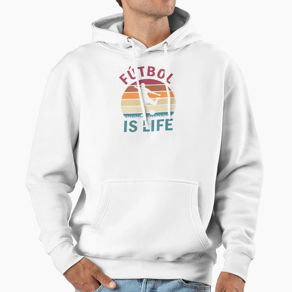 F Tbol Is Life Football And Soccer Lover Hoodie - Custom Art Print Unisex - T-Shirt, Sweatshirt, Hoodie