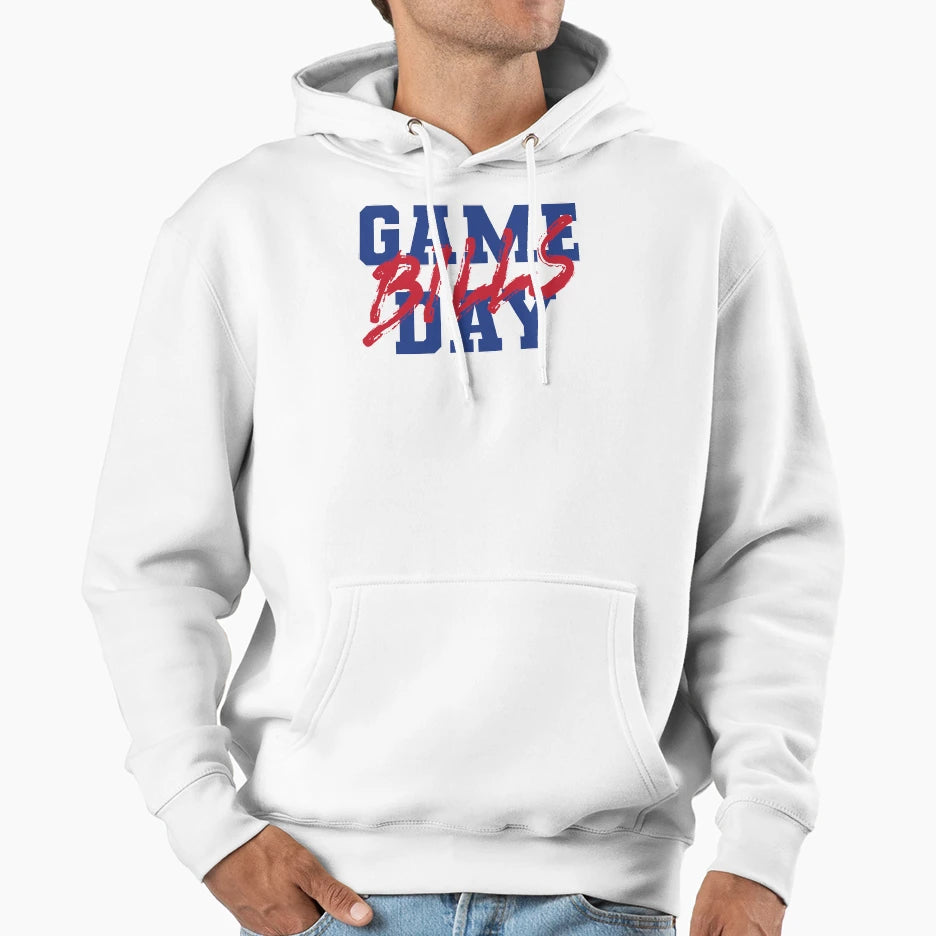 Buffalo Bills Game Day Hoodie - Trendy Graphic Unisex - T-Shirt, Sweatshirt, Hoodie