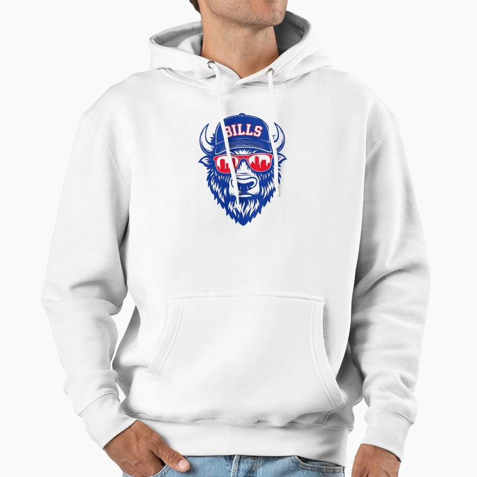 Buffalo Hoodie - Graphic Print Unisex - T-Shirt, Sweatshirt, Hoodie